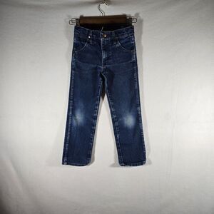 Wrangler Boy's Straight  Jeans Size 7 Regular Adjustable Waist